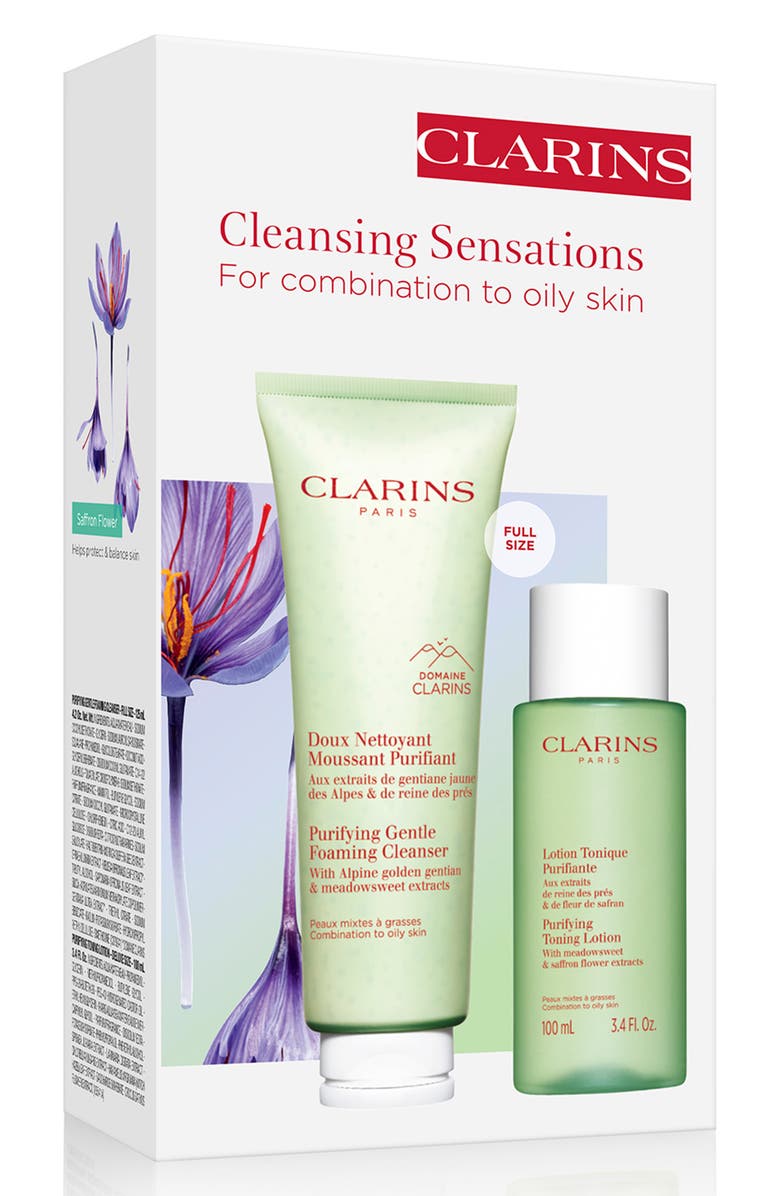 Clarins Purifying Cleansing Skincare Set (Limited Edition) $46 Value, Alternate, color, 