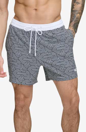 DKNY Modern Paisley Swim Trunks