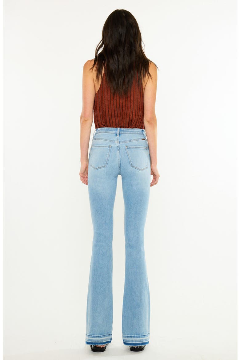 Stephanie Essentials High Rise Flare Jeans, Alternate, color, Medium Light