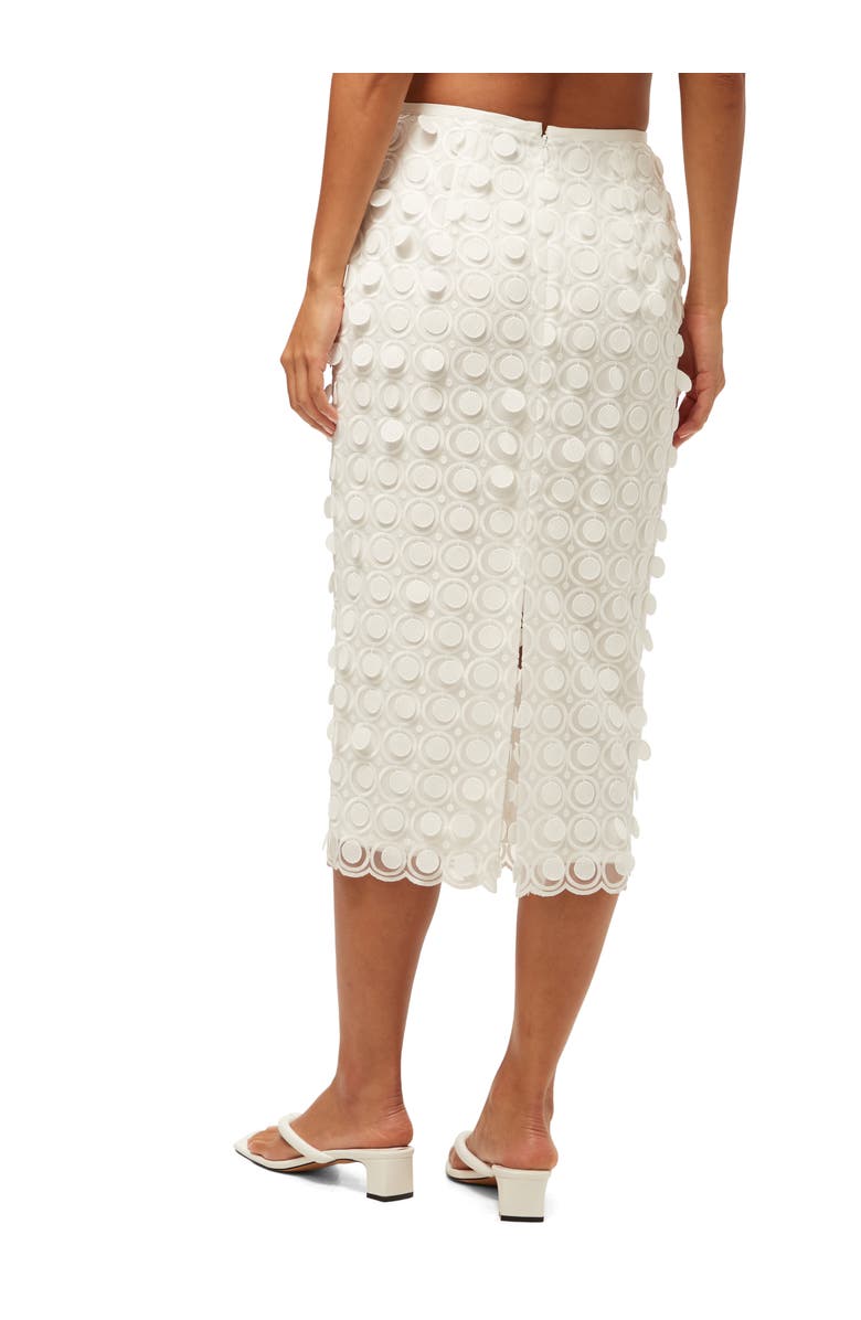 Trina Turk Dita 2 Embroidered Midi Skirt, Alternate, color, Whitewash