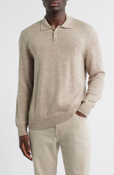 Anchor Merino Wool Polo Sweater