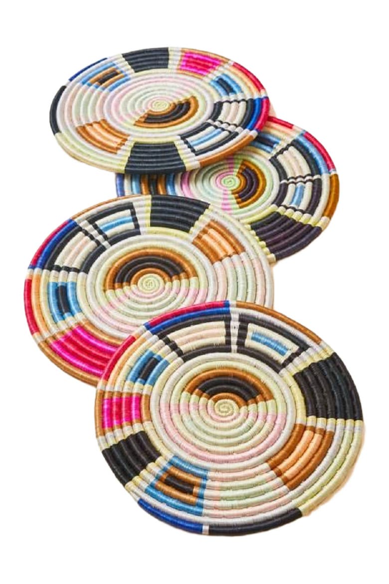 Geo Form Placemats - Set of 4, Main, color, Multi