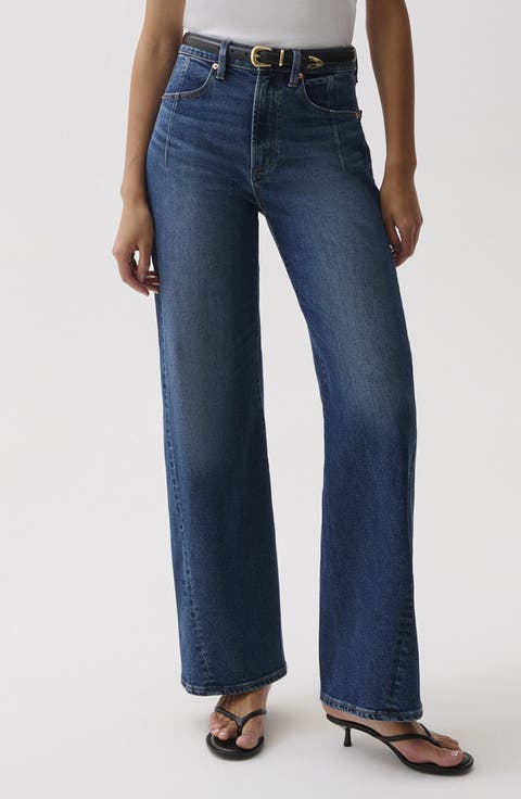 Kyra High Waist Petite Wide Leg Jeans