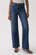 Pistola Kyra High Waist Petite Wide Leg Jeans