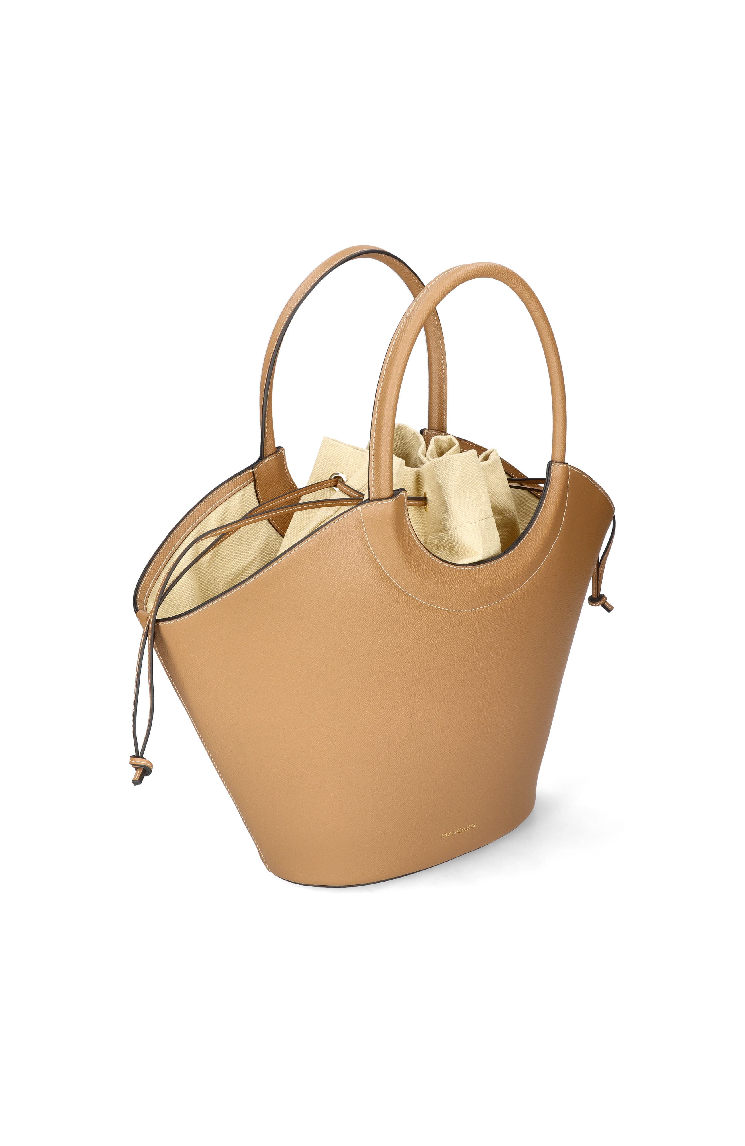 Large Bag With Drawstring Inner Bag, Alternate, color, Tan