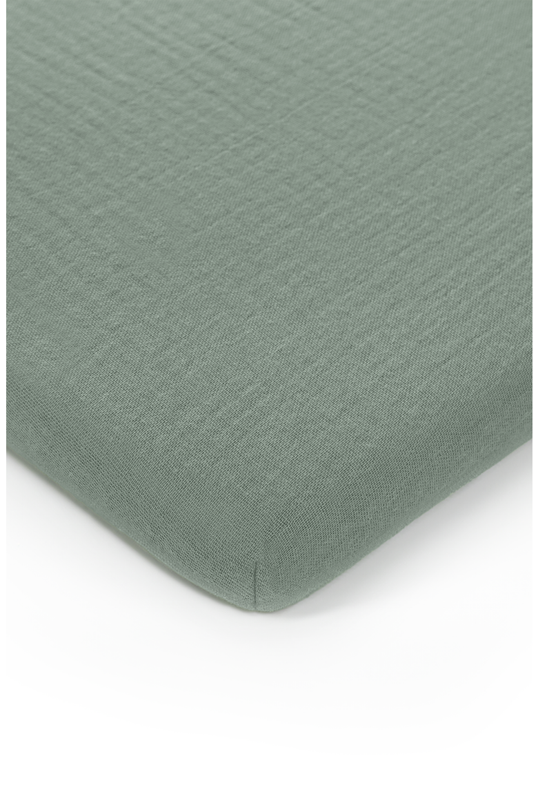 Muslin Cotton Bassinet Sheets, 1 Pack, Main, color, Fern