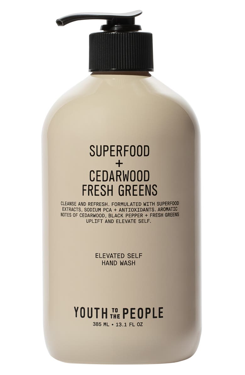 Youth to the People Superfood Antioxidant Hand Wash with Kale + Green Tea, Main, color,