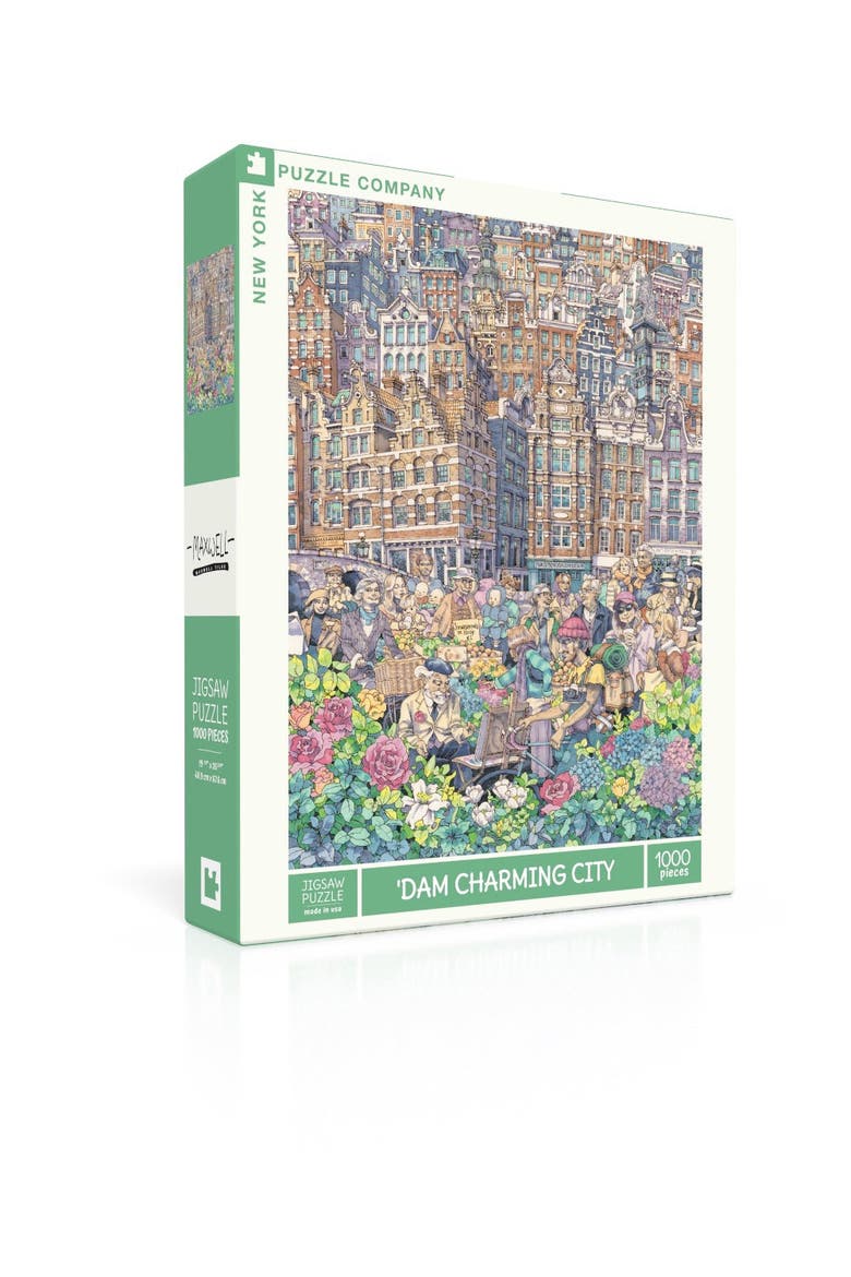 'Dam Charming City 1000 Piece Puzzle, Alternate, color, No Color