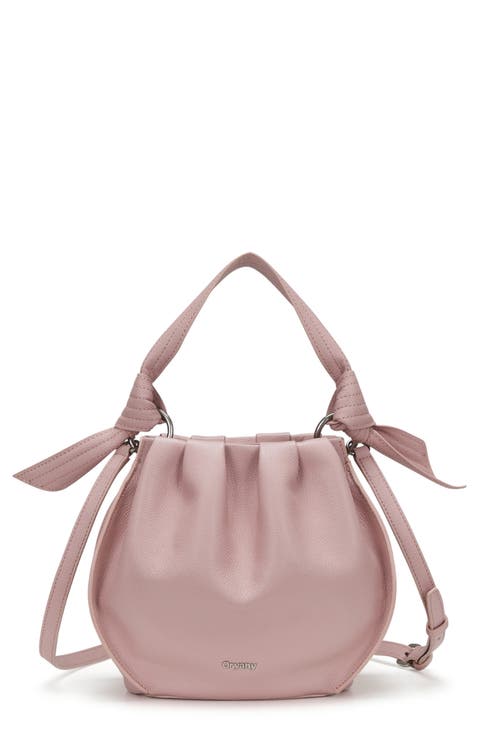Selena Leather Bucket Bag