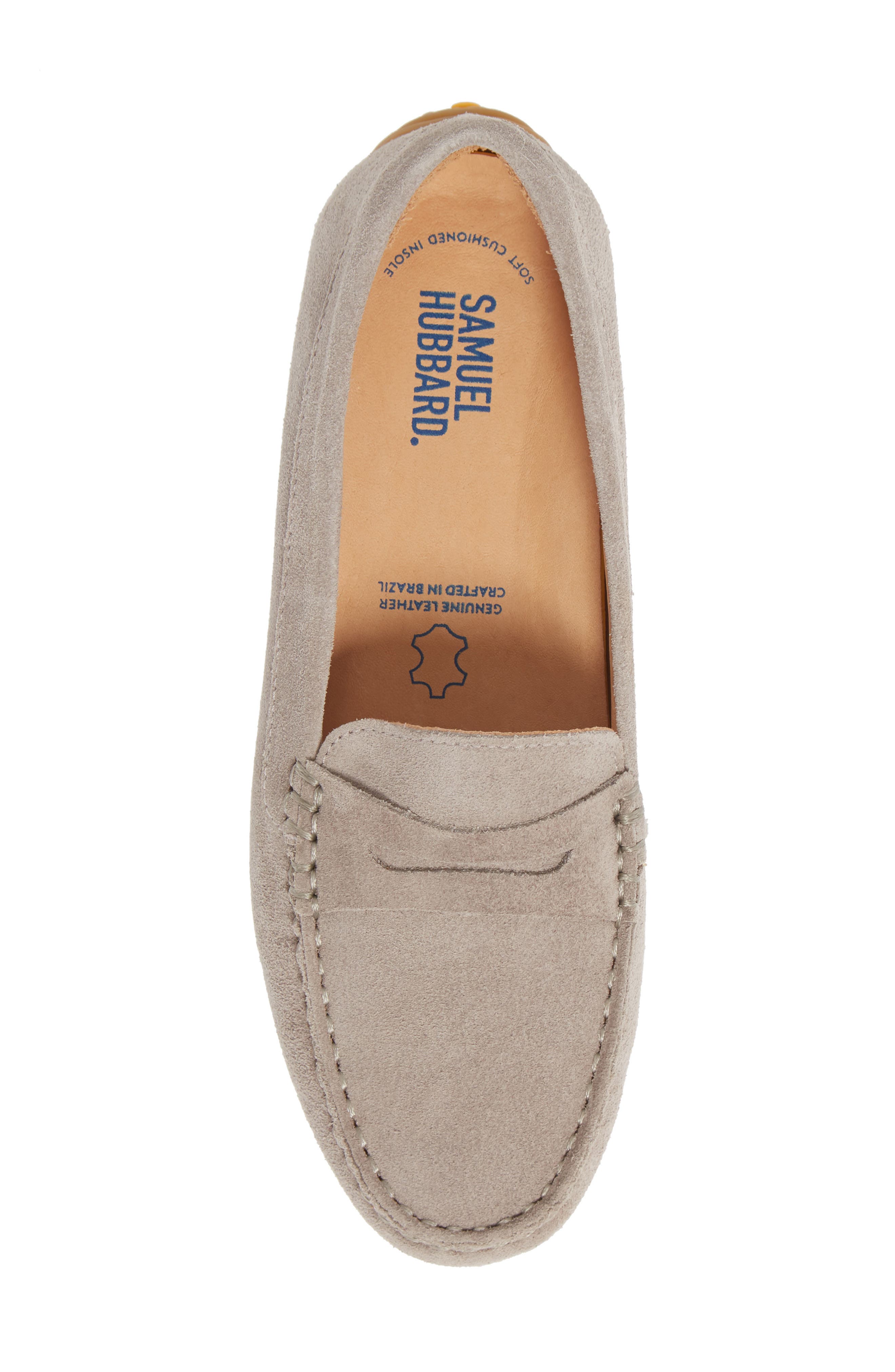 Samuel Hubbard Free Spirit Driver Loafer, Alternate, color, Grey Suede