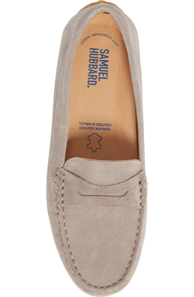 Samuel Hubbard Free Spirit Driver Loafer, Alternate, color, Grey Suede