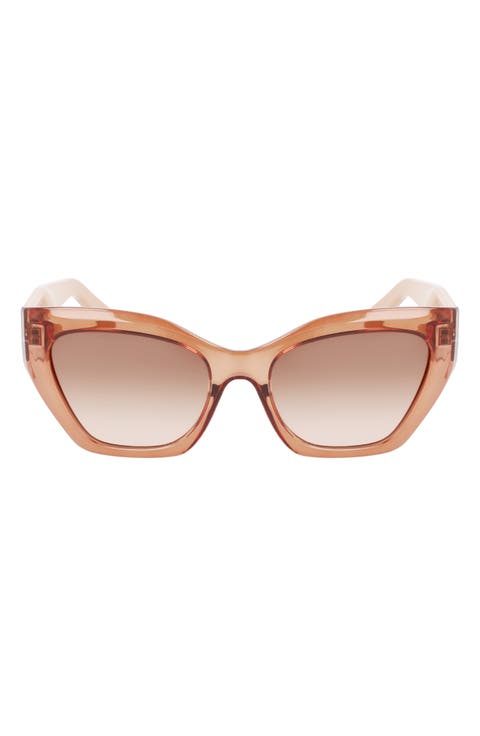 Gancini 54mm Rectangular Sunglasses