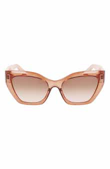 FERRAGAMO Gancini 54mm Rectangular Sunglasses