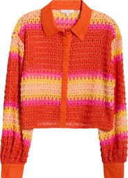 Ramy Brook Naomi Metallic Cover-Up Shirt