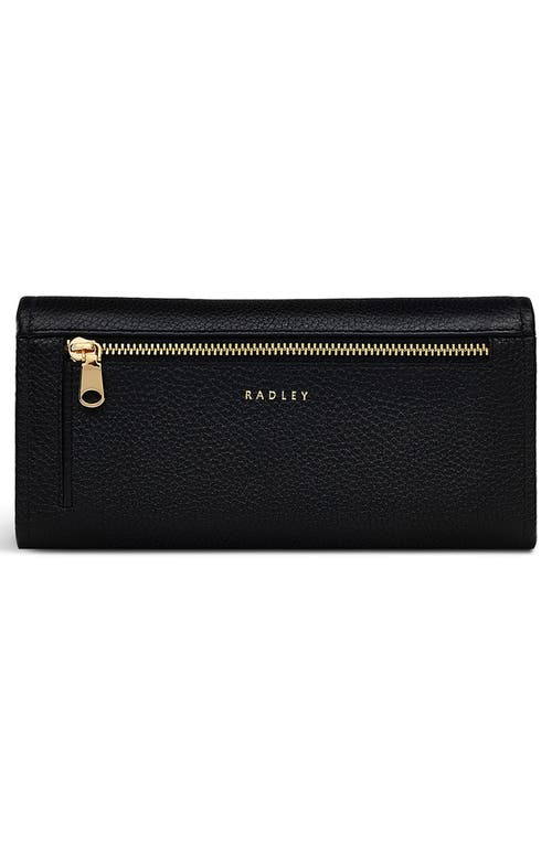 Radley Carpenter Yard Large Flapover Wallet In Black