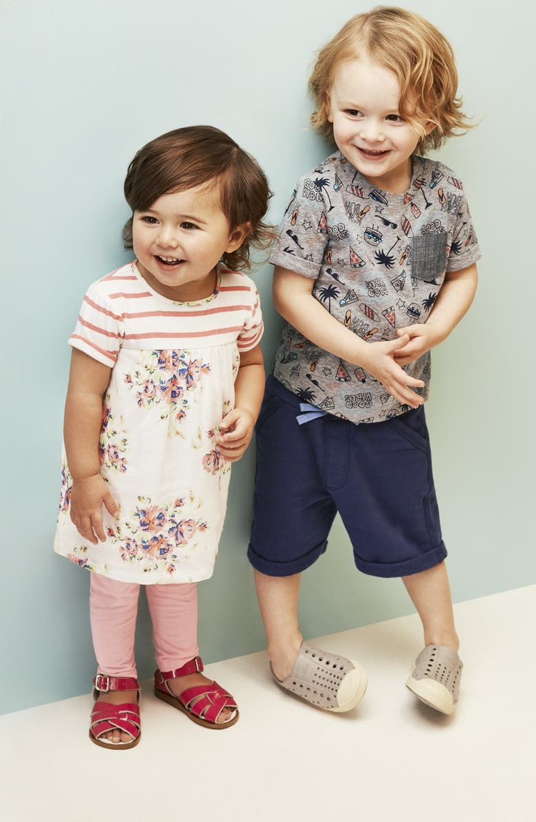 Tucker + Tate Knit & Woven Top, Alternate, color,