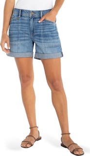Liverpool Los Angeles Cuffed Denim Shorts