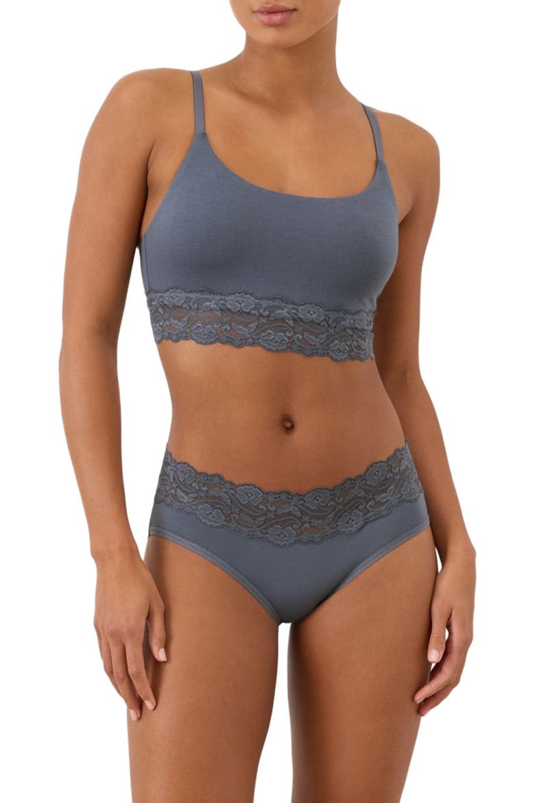 Lace Waist Brief 3-Pack Made With Organic Cotton, Alternate, color, Seaside Blues