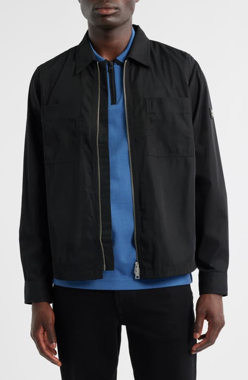 Hugo Boss Hugo Evalom Water Repellent Jacket In Black