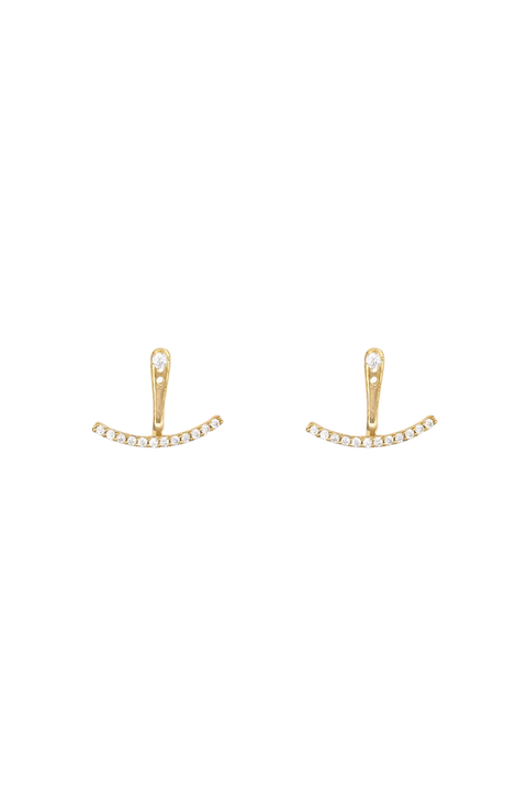 14k Gold Plated Anchor Earring Jackets Holiday Gift Idea
