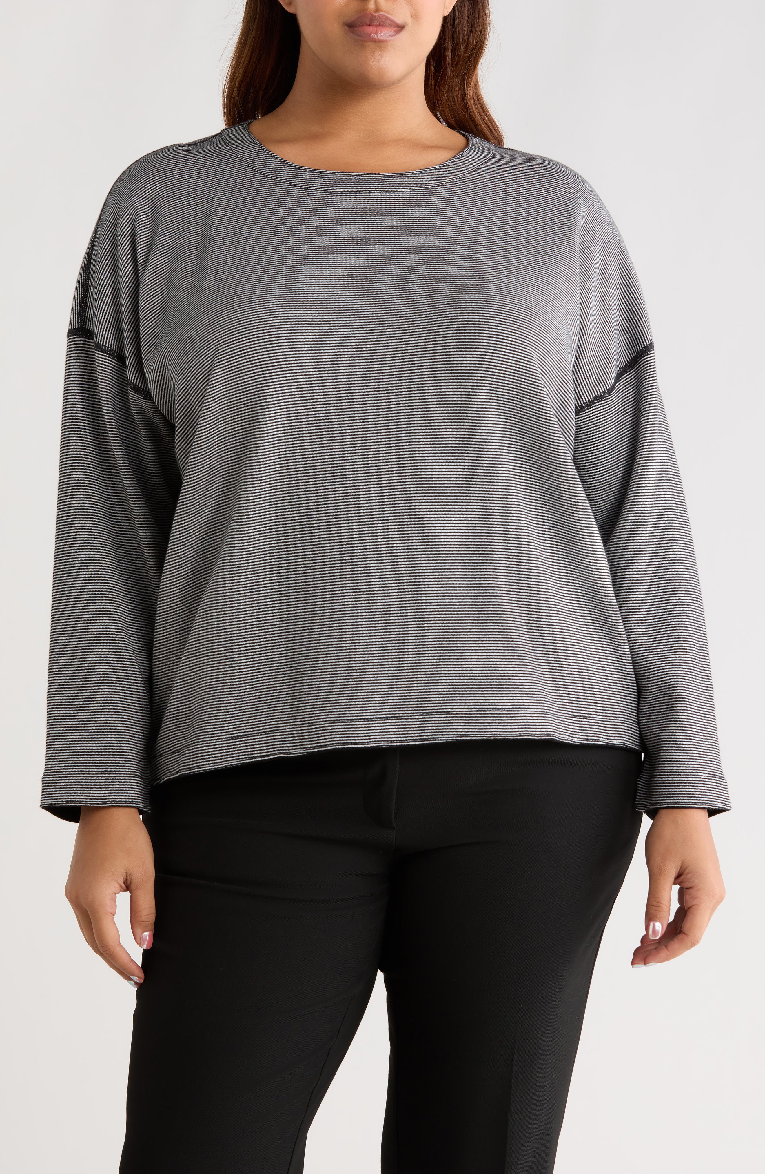 Eileen Fisher Reversible Organic Cotton Top