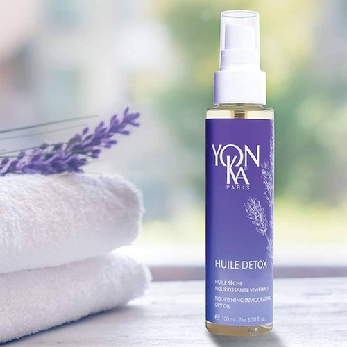 Yon-ka Paris Huile Detoxing Dry Body Oil 3.38oz Lavender In Purple