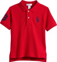 Ralph Lauren Mesh Sleeve Cotton Polo
