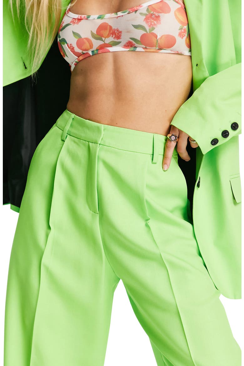 Straight Leg Trousers, Alternate, color, MID GREEN