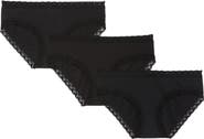 Natori Bliss 3-Pack Cotton Blend Briefs