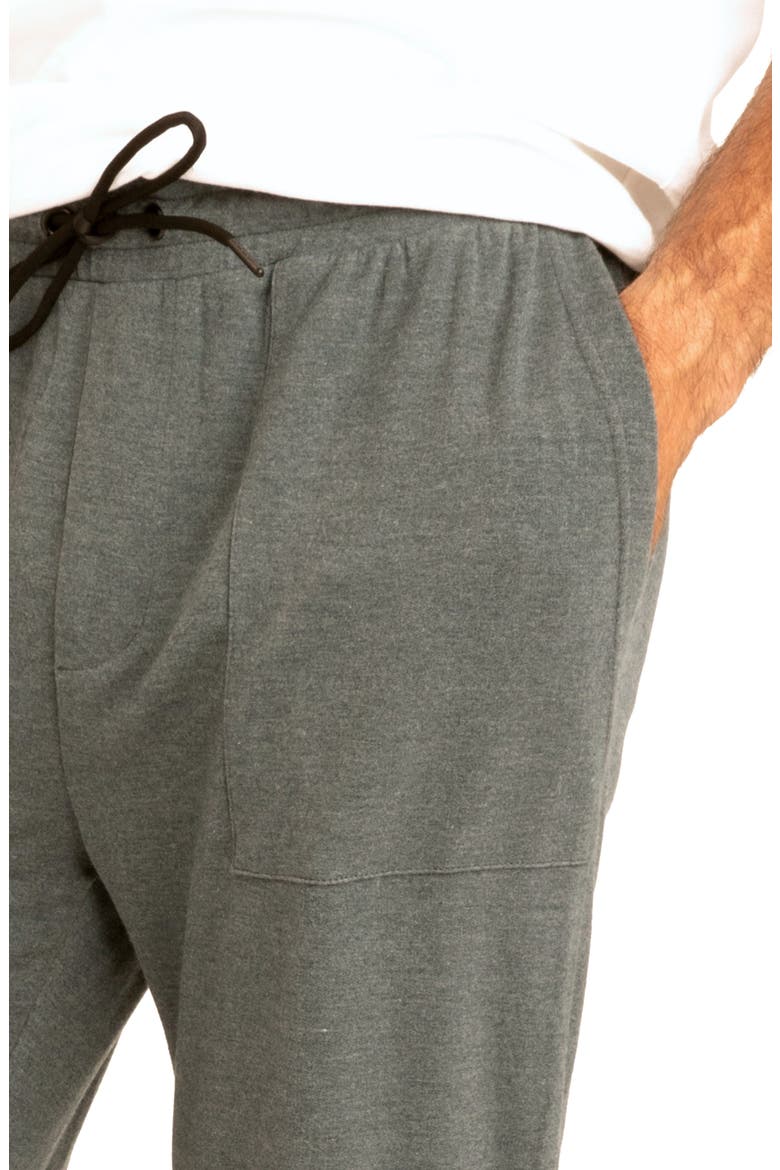Pierce Patch Pocket French Terry Joggers, Alternate, color, GUNMETAL