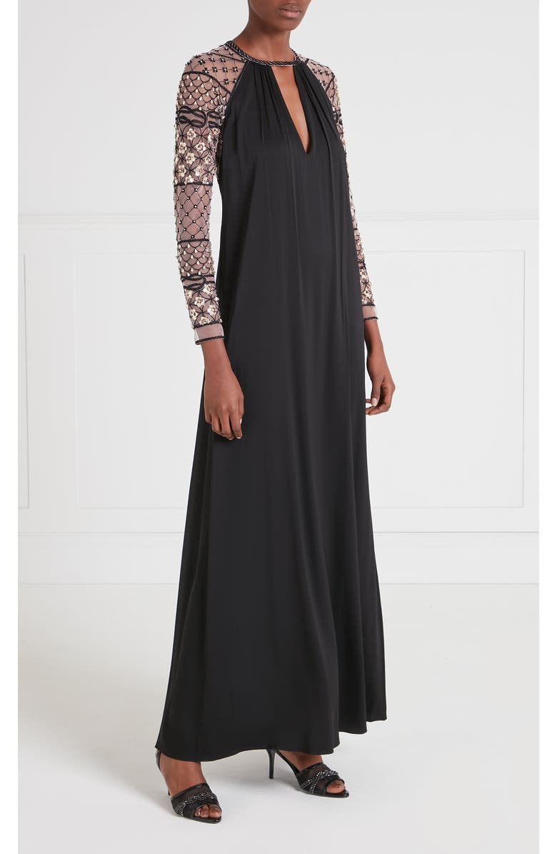 Temperley London Marie Gown, Alternate, color, Black