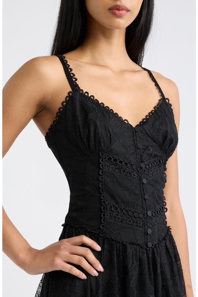 Alexander Maxi Dress, Alternate, color, BLACK