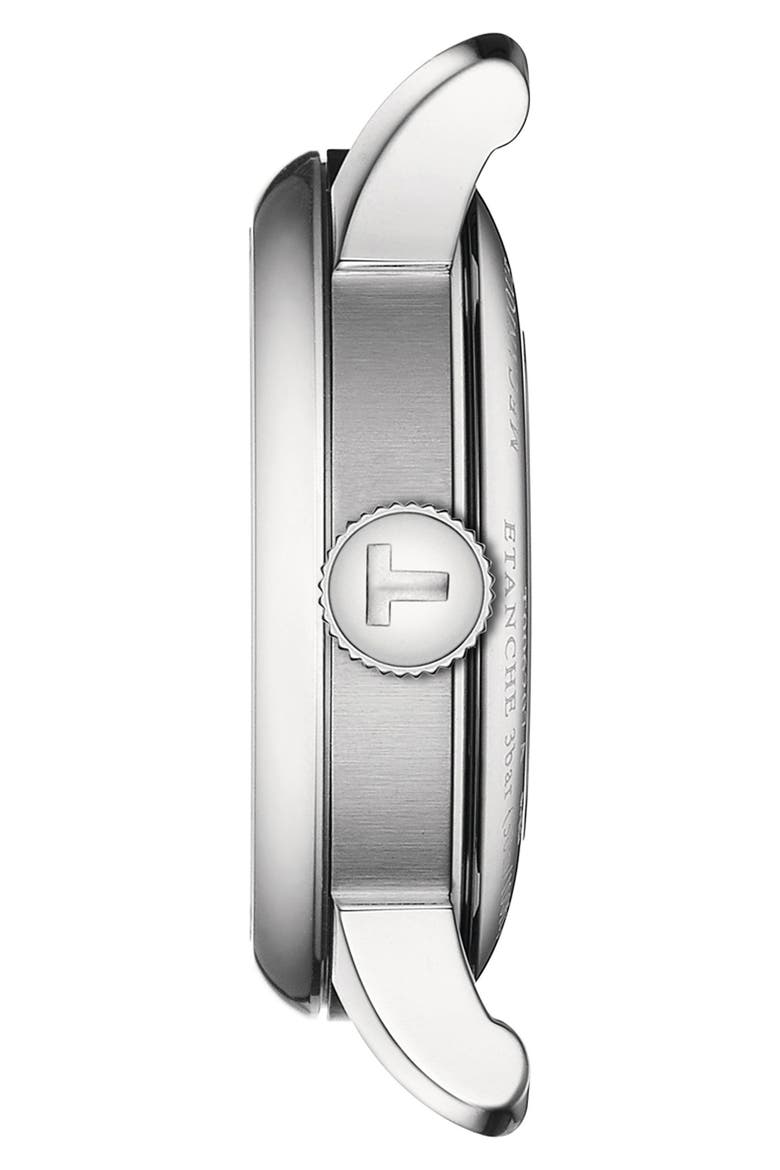 Le Locle Diamond Automatic Bracelet Watch, 39mm, Alternate, color, SILVER