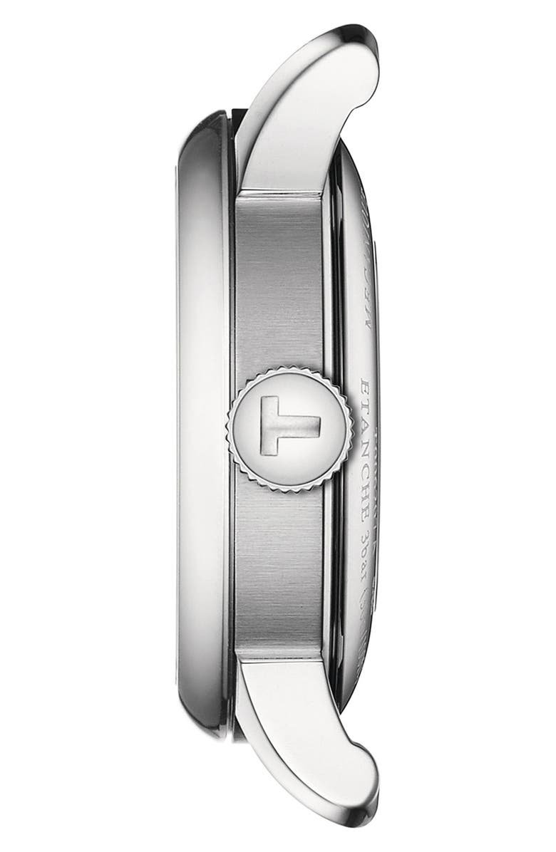 Tissot Le Locle Diamond Automatic Bracelet Watch, 39mm, Alternate, color, Silver