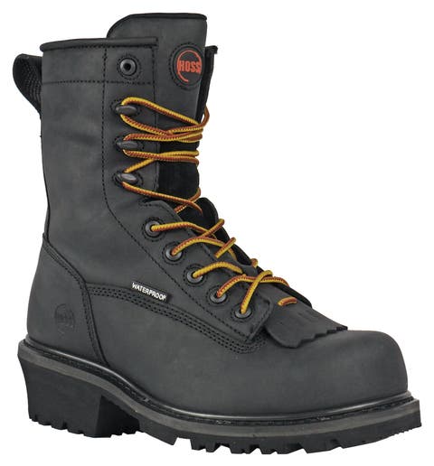 HOSS Cross Cut Logger Composite Toe Work Boot