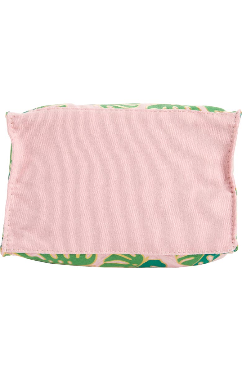 Slant Collections Monstera Print Canvas Tote, Alternate, color,