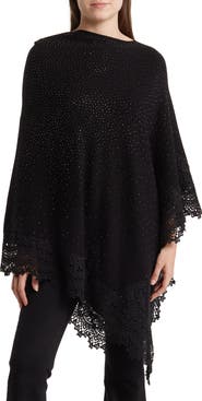La Fiorentina Lace Trim Poncho