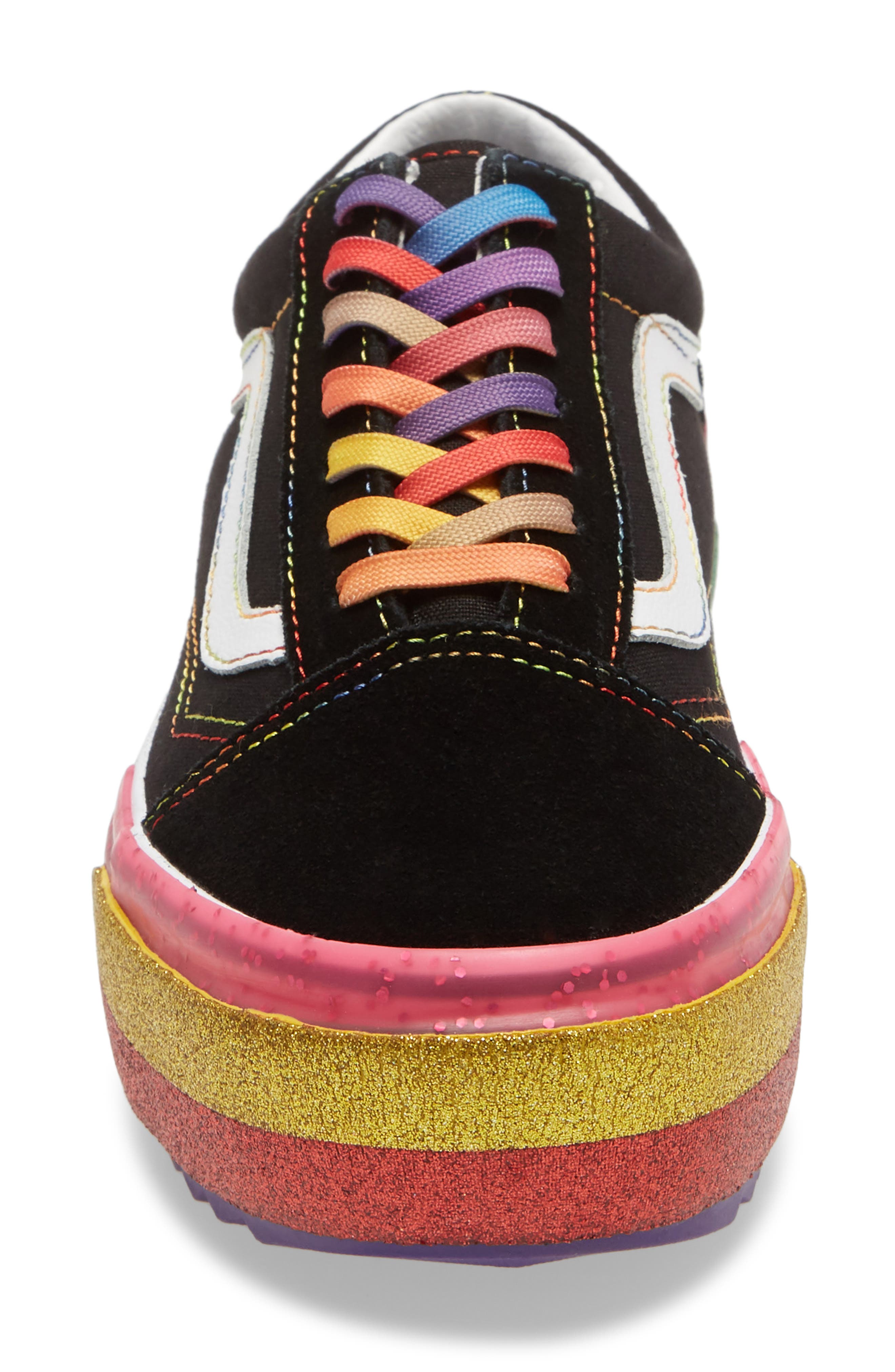 Vans Old Skool Stacked Platform Sneaker, Alternate, color, 