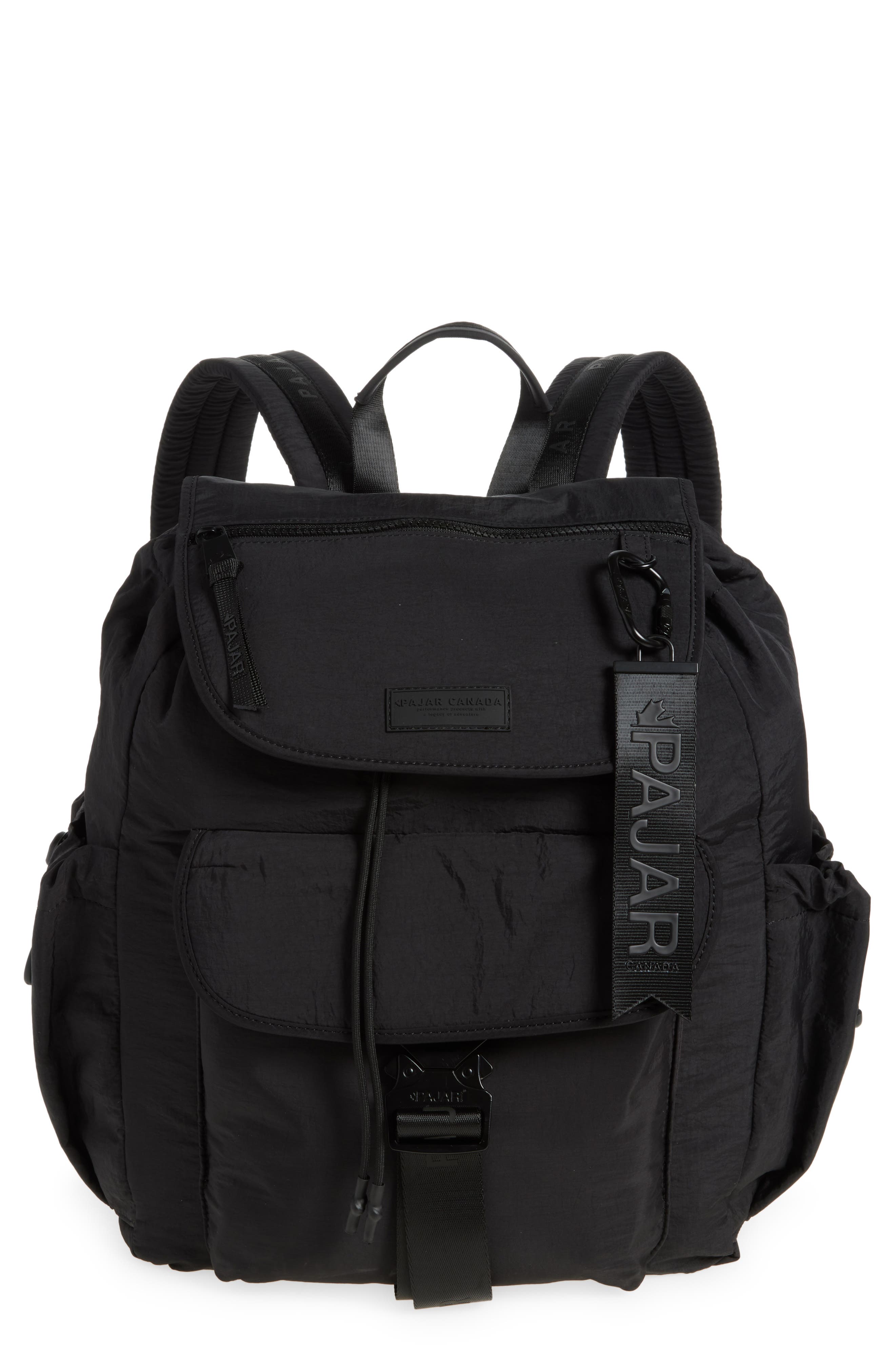 Pajar Parachute Nylon Backpack, Main, color, 