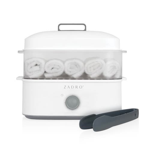 Countertop Towel Steamer with Tongs