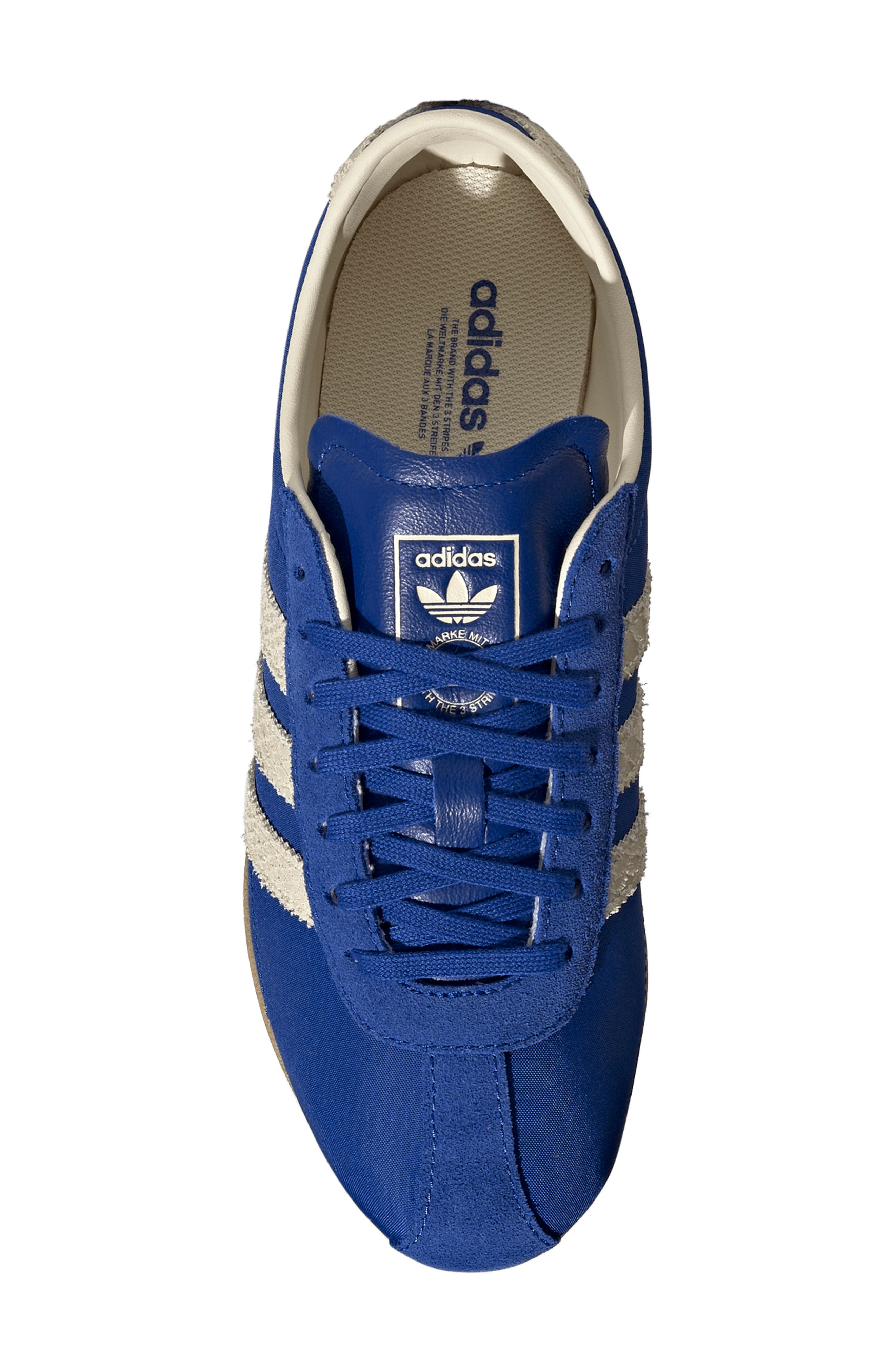 Tokyo Sneaker, Alternate, color, ROYAL BLUE/ VANILLA/ GUM 3