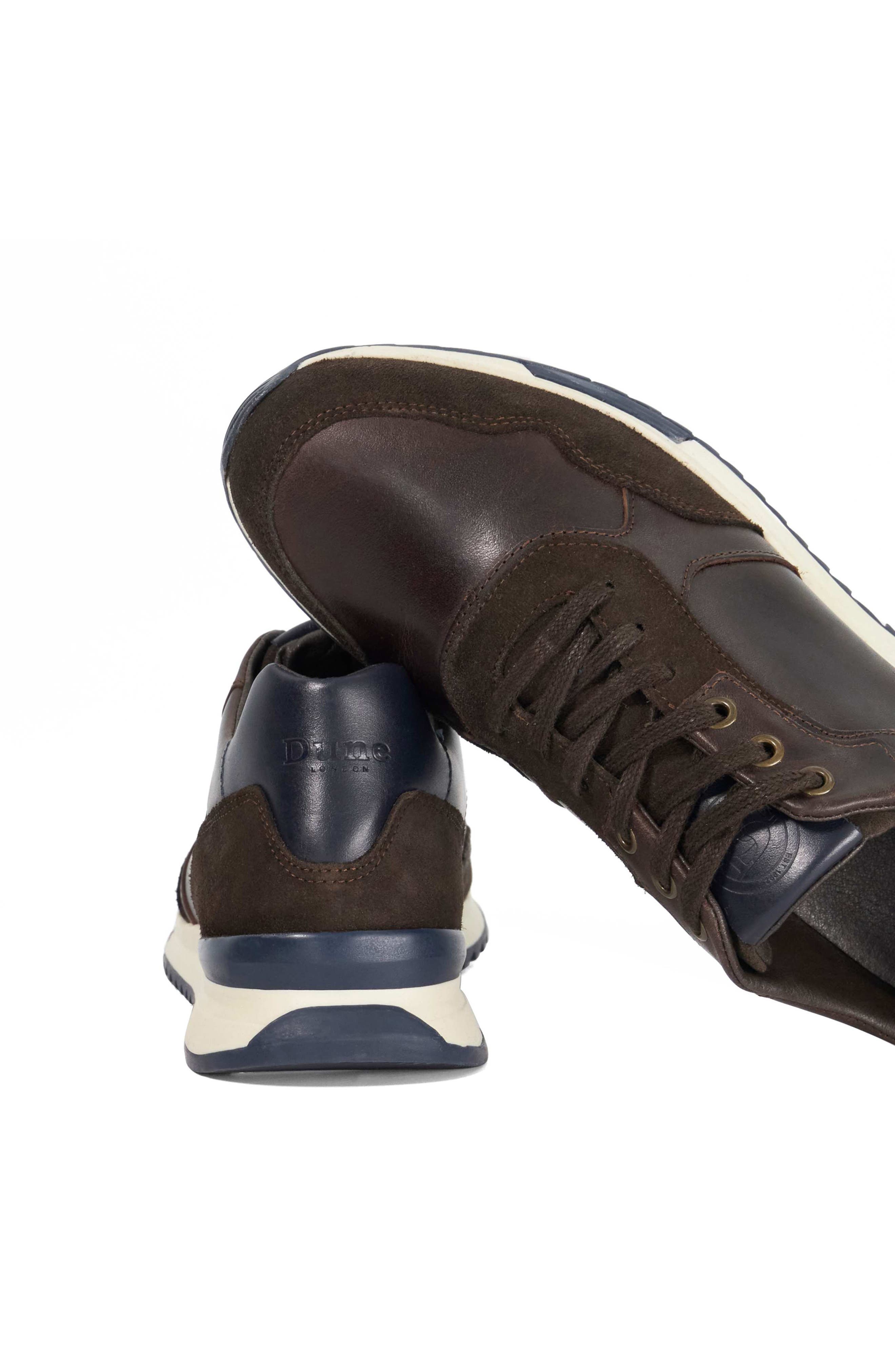 Dune London Thornbury Sneaker, Alternate, color, Chocolate