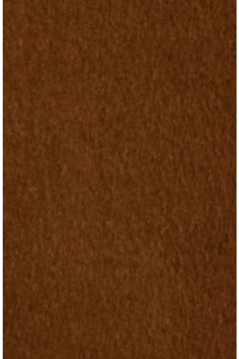 Stand Collar Wool & Cashmere Blend Coat, Alternate, color, VICUNA