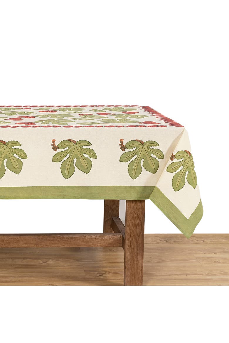 Fig Tablecloth, Main, color, Red/Green 59" x 59"