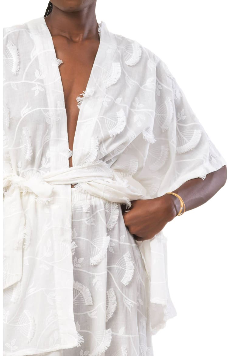 Cabana Duster, Alternate, color, Kheff Blanc