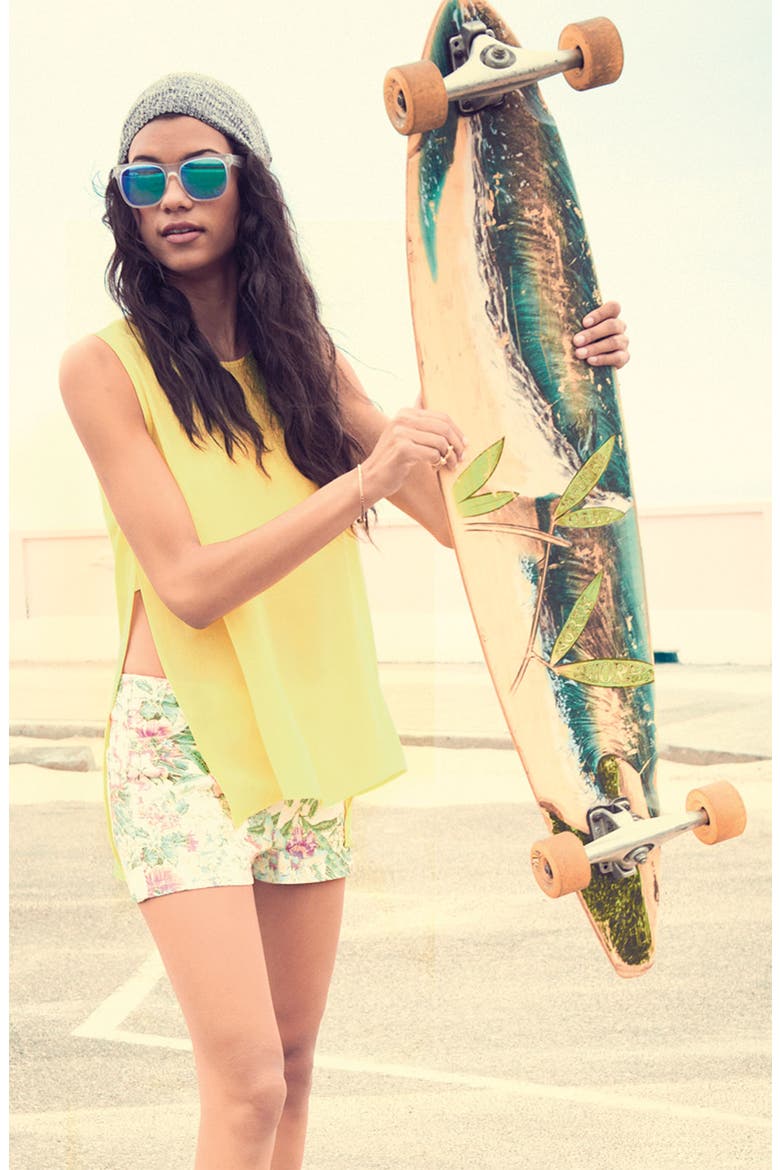 Split Side Tank, Alternate, color, BLACK