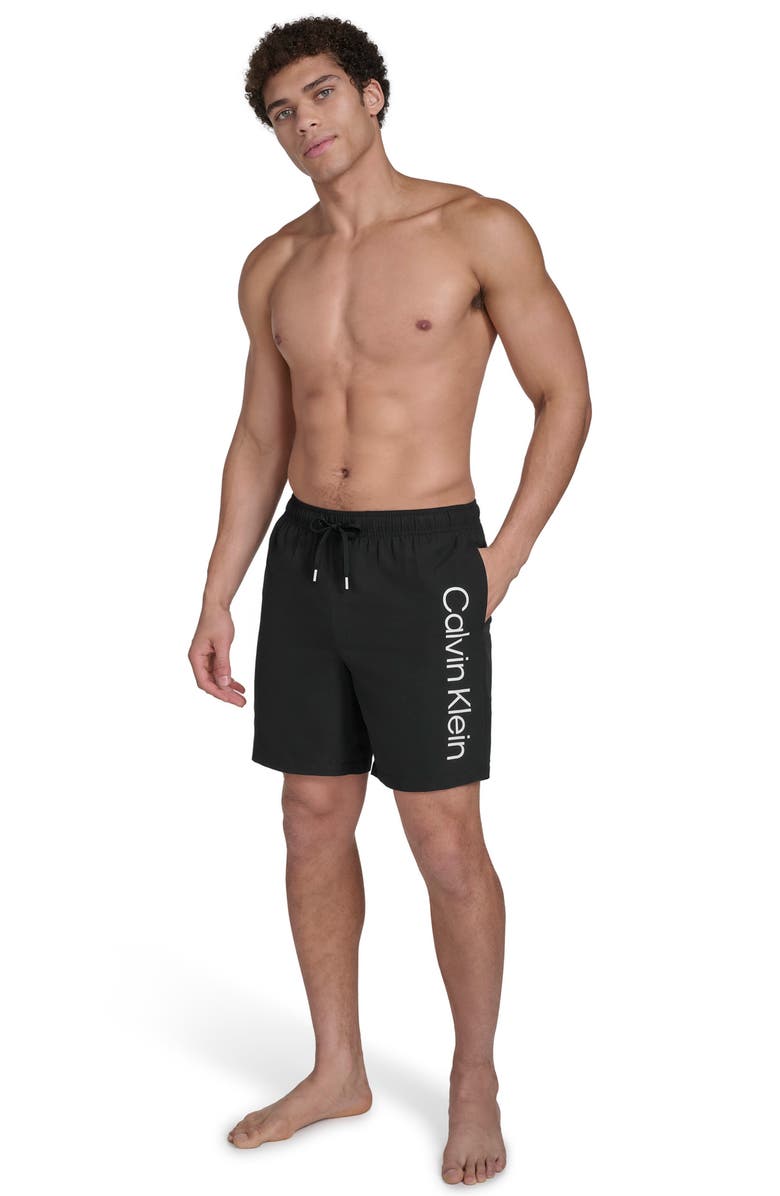Calvin Klein Core Volley Swim Trunks, Alternate, color,