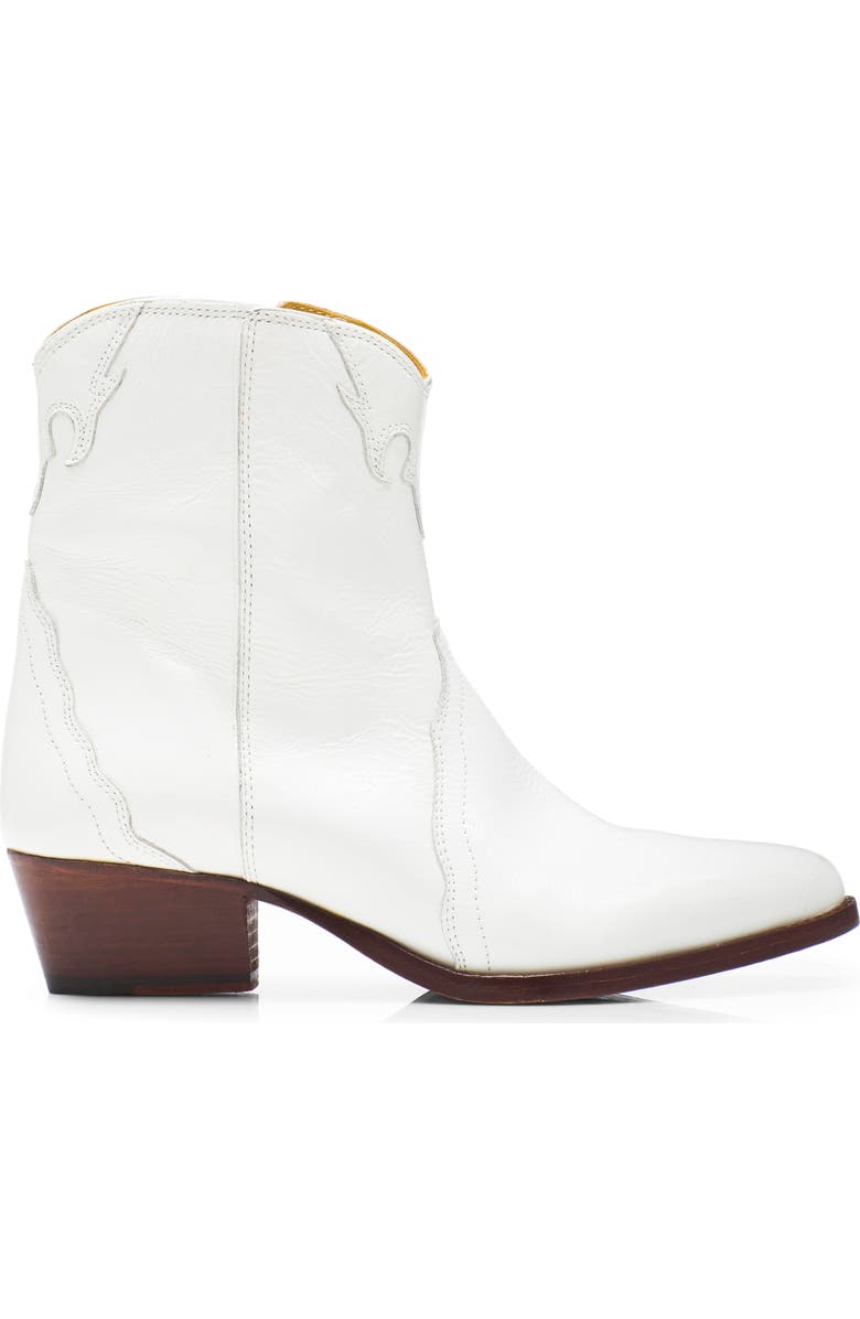 Free People New Frontier Western Bootie, Alternate, color, White
