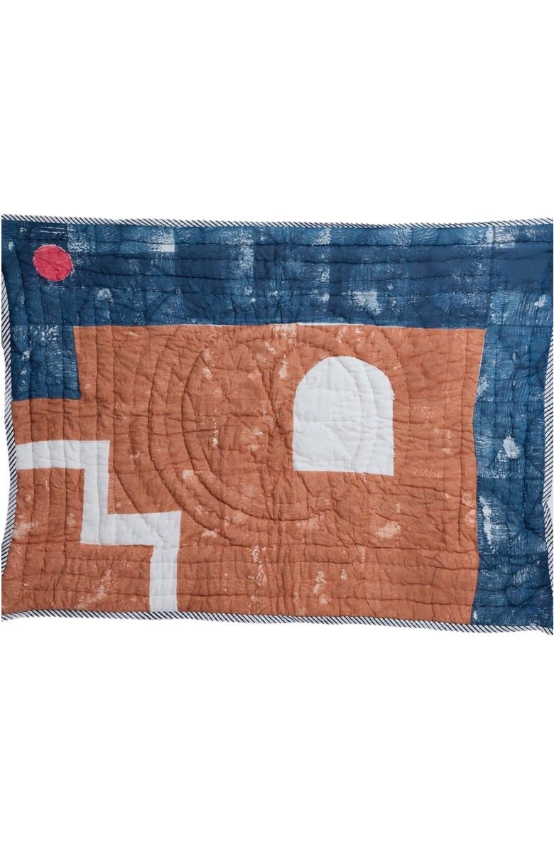 CQC LA Dune Baby Quilt, Alternate, color, Pink,Yellow, White