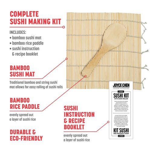 Joyce Chen Sushi Bundle, 6 Piece In Brown